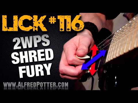 Lick #116 - 2-Way Pickslanting Shred Fury
