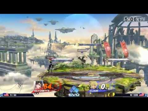 Saj (Bayonetta) vs. Hero (Cloud) - R2 Pools