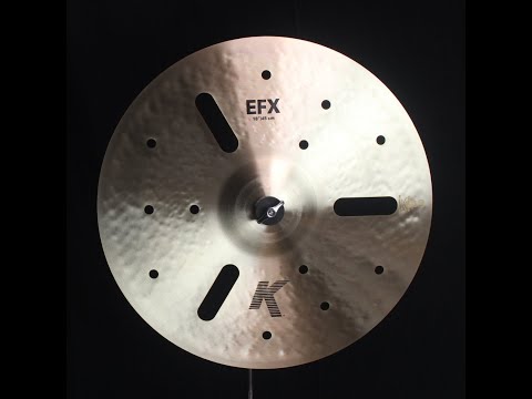 Zildjian 18" K EFX - 1161g (video demo) image 2