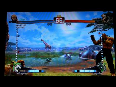 Scrubydan (Sagat)  vs viperRX188 (Gouken)    SSF4 Japanese Online Ranked Matches