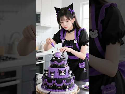 Kue ulang tahun dan kakak cantik 🥰 kalian pilih yang mana nih ? #kuromi #mymelody #cinnamoroll