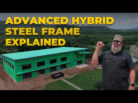 Advanced Hybrid Steel Framing Explained | Sports Barndominium Build | Texas Best Construction