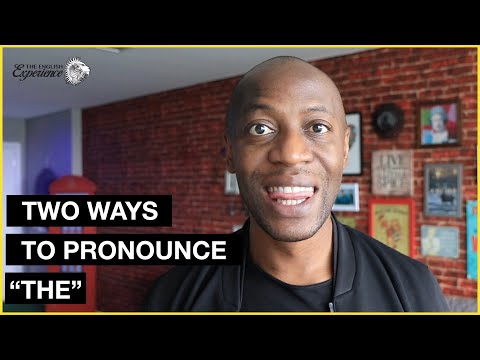 2 ways to pronounce the article “THE” | the most used word in English