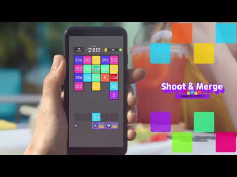 Shoot & Merge - Number Puzzle Video