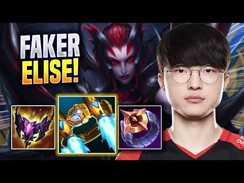 FAKER IS SO GOOD WITH ELISE! - T1 Faker Plays Elise JUNGLE vs Lee Sin! | Season 2023