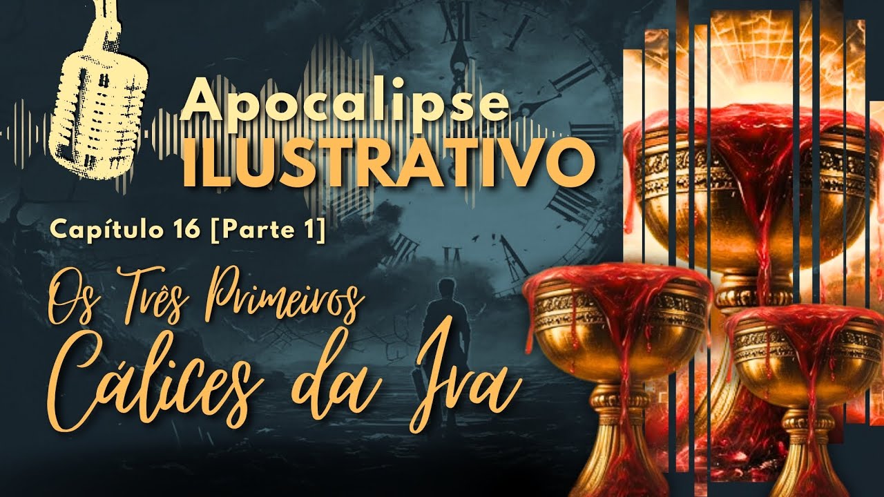 Podcast Apocalipse Ilustrativo [Cap. 16 - Pt1] Os Três Primeiros Cálices da Ira