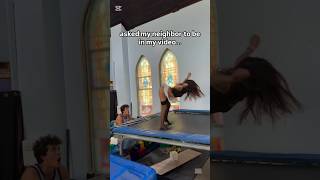I asked my neighbor to be in my video #foryou #dance #funny #shorts