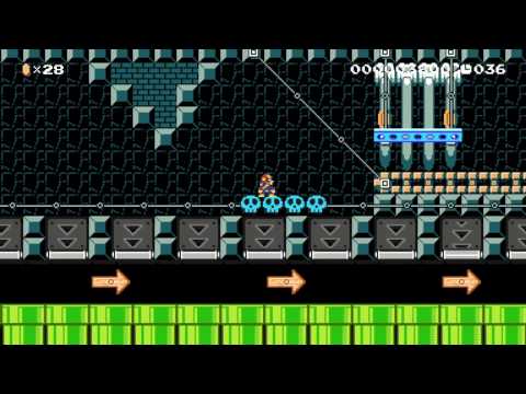 50 second challenge FALCON RUN - from Jarl - SUPER MARIO MAKER Gameplay   2017 02 24 00 56 50