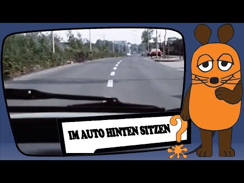 Früher - Heute: Im Auto hinten sitzen
