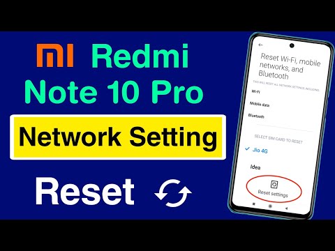 How to Reset Network Settings in Redmi Note 10 Pro | Redmi Note 10 Pro Network Settings Reset