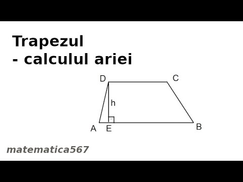 Cum calculam aria trapezului