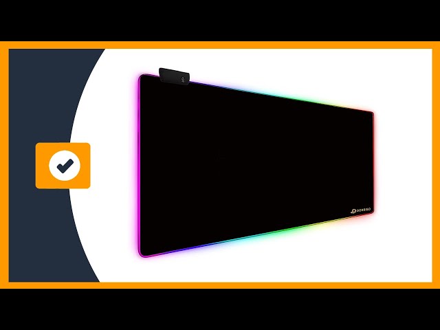 Vídeo relacionado con Alfombrilla de Ratón RGB 900x400mm XXL Extra Grande Tapete de Juego, Alfombrilla Raton LED 14 Efectos de Iluminación Impermeable Antideslizante, Alfombrilla Ratón Gaming para Gamers, PC y Portátil
