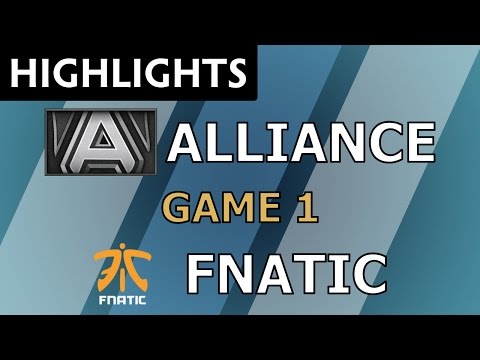 Alliance vs Fnatic [Game 1] ESL One Frankfurt 2016 - Dota Highlights