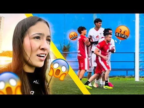 MY BOYFRIEND VS MY DAD IN SOCCER😡