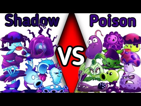 Team Shadow Vs Team Poison Which is Better Team? Pvz2