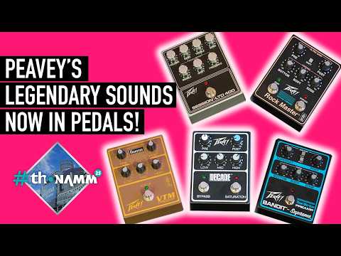 Peavey Bandit-Supreme Teal Stripe Preamp Pedal image 2