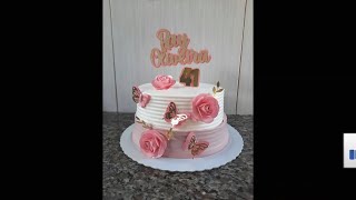 Confeitando bolo espatulado, nosso primeiro vdeo chantideia novo canal de confeitaria artesanal