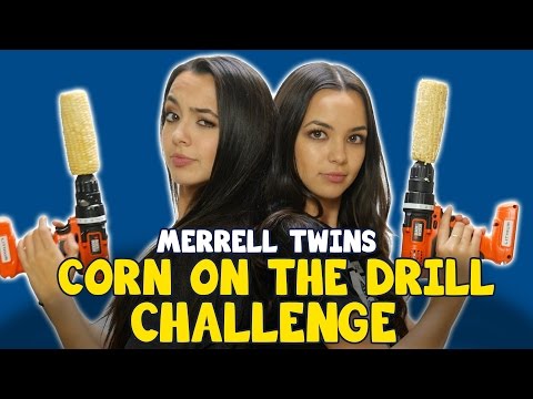 CORN ON THE DRILL CHALLENGE - MERRELL TWINS Video