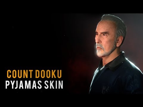 Count Dooku Pyjamas Skin Showcase - Star Wars Battlefront 2