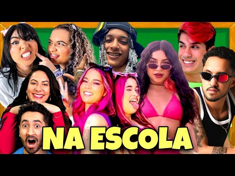 NA ESCOLA | ANA LAURA LOPES, EMILLY VICK, KATLEN, VOID, KYSHA, MINE, ORUAM, GRELO, GABRIEL E SHIRLEY
