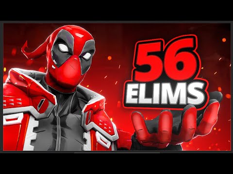 Dropping 56 ELIMS With DPS Deadpool in a TOP 500 Lobby
