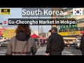 gu cheongho market in mokpo south korea old market 2023 4k 60fps hdr walking tour