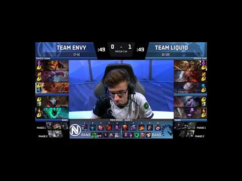 [NA LCS Summer 2017 W7D1] TL vs NV game 2 Highlights | Team Liquid vs EnvyUs