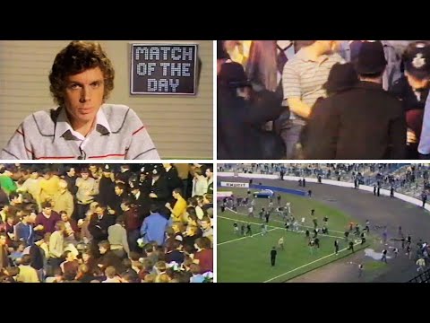 Chelsea and Leeds hooligans battled it out at Stamford Bridge