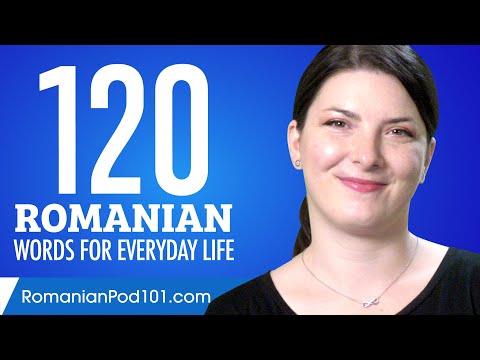 120 Romanian Words for Everyday Life - Basic Vocabulary #6