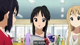 K-on! - Mio walks on Abbey Road