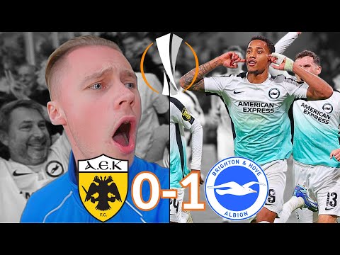 HISTORIC WIN TURNS HOSTILE!! 👀 | 0-1 | AEK Athens VS Brighton | Match Day Vlog