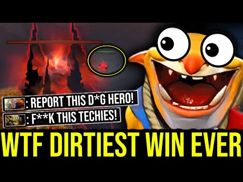 How real man play Techies!! WTF EPIC SH*T one shot throne...