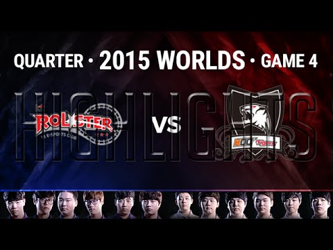 KT ROLSTER vs KOO TIGERS Highlights Quarter-Final Game 4 S5 LoL World Championship 2015