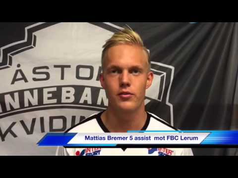 Herrar: Spelarintervju med #16 Mattias Bremer Å/K IBS - FBC Lerum 5-6