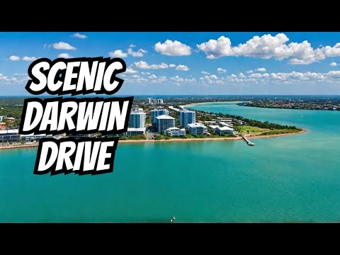 Explore Australia's Top Attractions | Scenic 4K Darwin City Drive from Stokes Hill Wharf to CBD