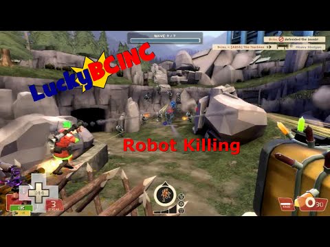 LuckyBCINC - TF2 Playing Robot Wars Upgrading Having Fun