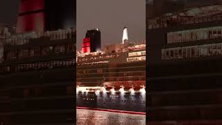 QUEEN ANNE - Sail away des Luxus Liners l Shipspotting Hamburg 06.01.2026