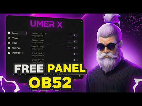 FREE FIRE PC PANEL OB52 💻 PANEL FOR FREE AIMBOT FREE FIRE 🎯 SNIPER AIMBOT | 100% SAFE AND ANTIBAN ✅