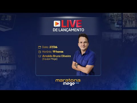 Maratona Mege 2022 – Live de Lançamento