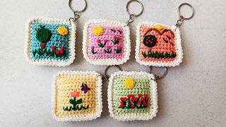 Mini Crochet Masterpieces | Keychains Inspired by Paintings & Nature