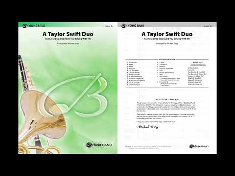 A Taylor Swift Duo, arr. Michael Story – Score & Sound