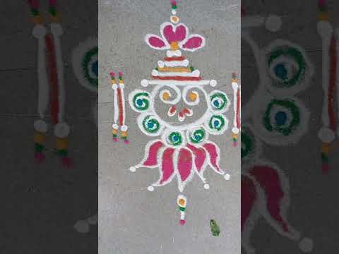 sravan shukravar atishay sopi sunder rangoli