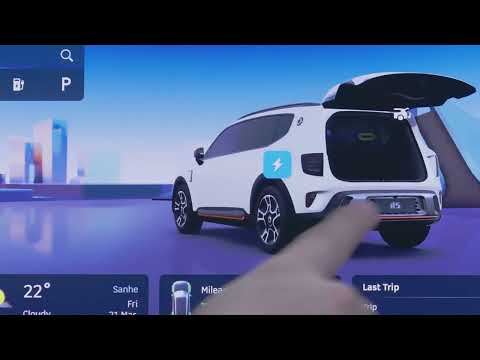 smart #5 - The operation of display screens