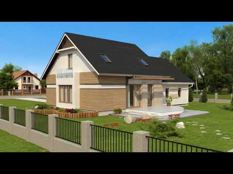 Z114 GL2 - Gotowy projekt domu z poddaszem użytkowym we współczesnym stylu do 110 m2