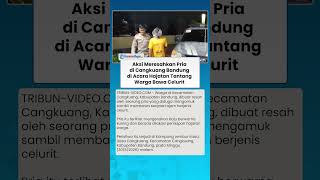 Viral Pria di Cangkuang Bandung Mengamuk Bawa Celurit di Acara Hajatan, Langsung Diciduk Polisi