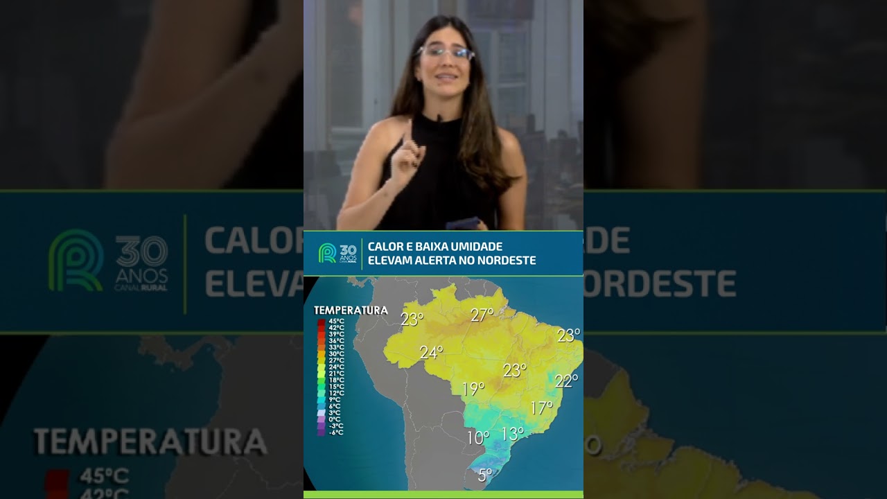 Calor e baixa umidade elevam alerta no Nordeste | Previsão do tempo