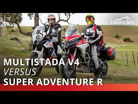 2021 KTM 1290 Super Adventure R gegen Ducati Multistrada V4 S Testbericht