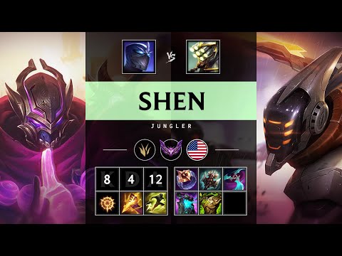 Shen Jungle vs Master Yi - NA Master Patch 25.17