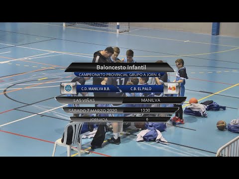 Baloncesto Infantil  CD Manilva Basketbase - Club Baloncesto El Palo  [J6 7-3-2020]