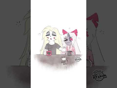 Winter morning - Hazbin Hotal fan animation #chaggie #hazbinhotel #vaggie  #charliemorningstar  #art